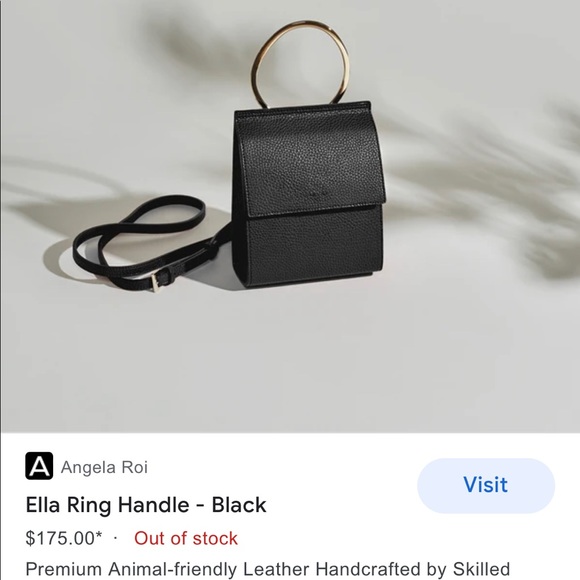Angela Roi Ella Ring Handle Clutch - Picture 2 of 4